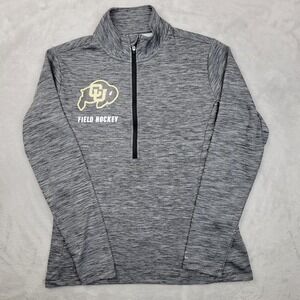 Colorado University Shirt Women Medium Pullover Fleece Sweater Sweatshirt Zip‎
